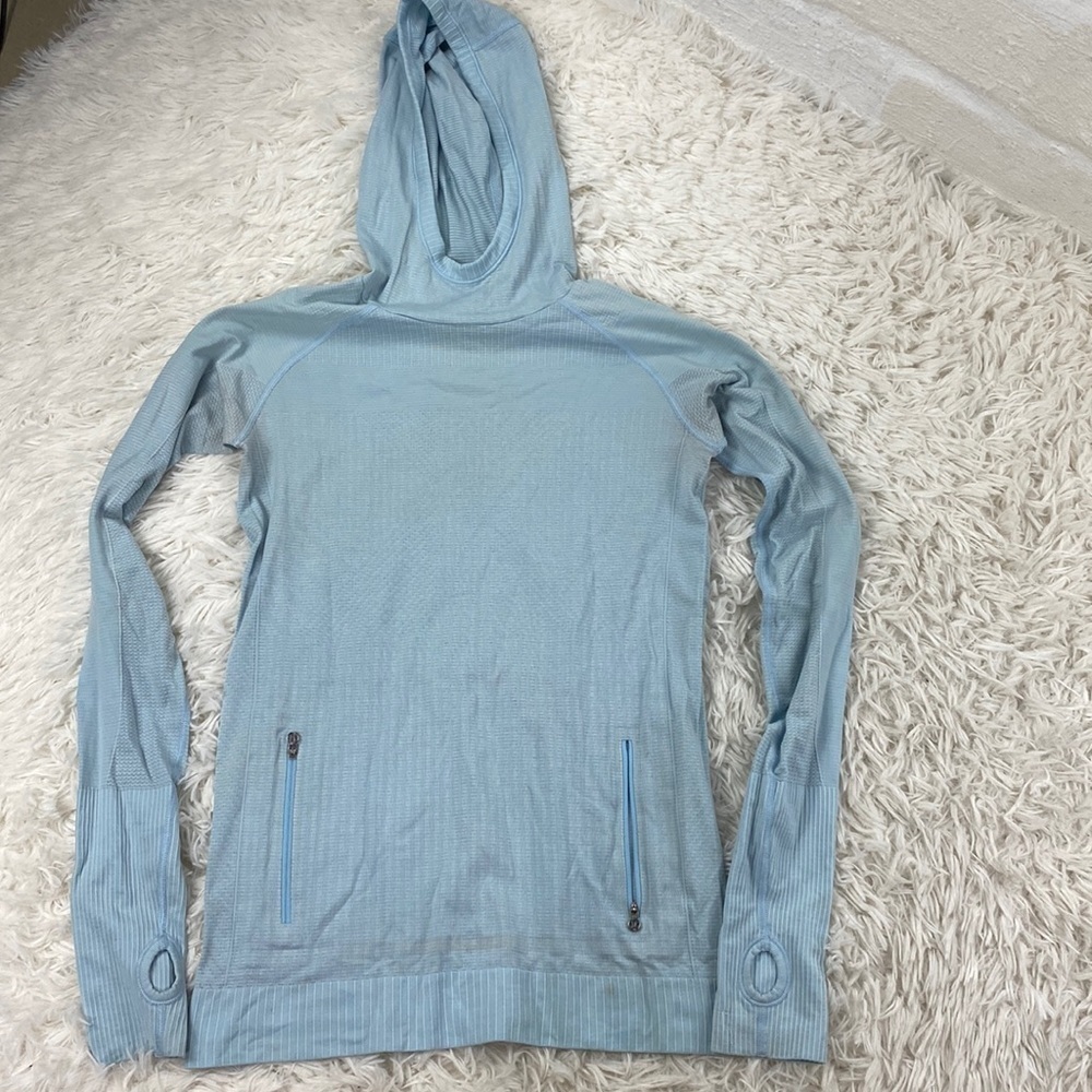 Lululemon Rest Less Hoodie Heathered Caspian Blue